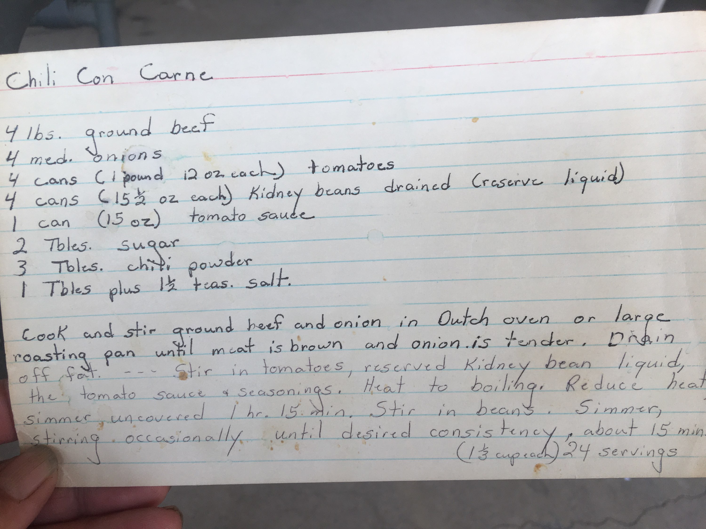 Recipe Card